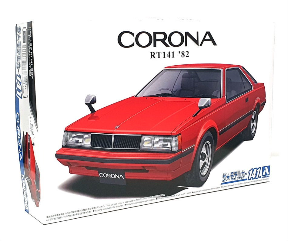 Aoshima 1/24 Scale Model Kit 062708 - 1982 Toyota Corona RT141
