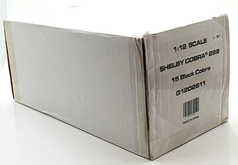 GMP 1/12 Scale Diecast G1202611 - Shelby 289 Cobra #15 - Black