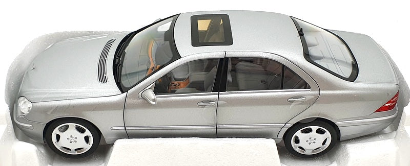 Norev 1/18 Scale Diecast 183810 - Mercedes-Benz S600 1998 - Silver