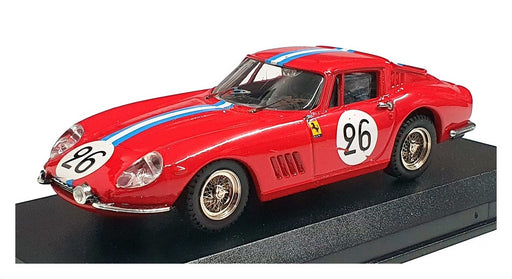 Best 1/43 Scale 9102 - Ferrari 275 GTB/4 - #26 LM 1966 Biscaldi-Bourbon