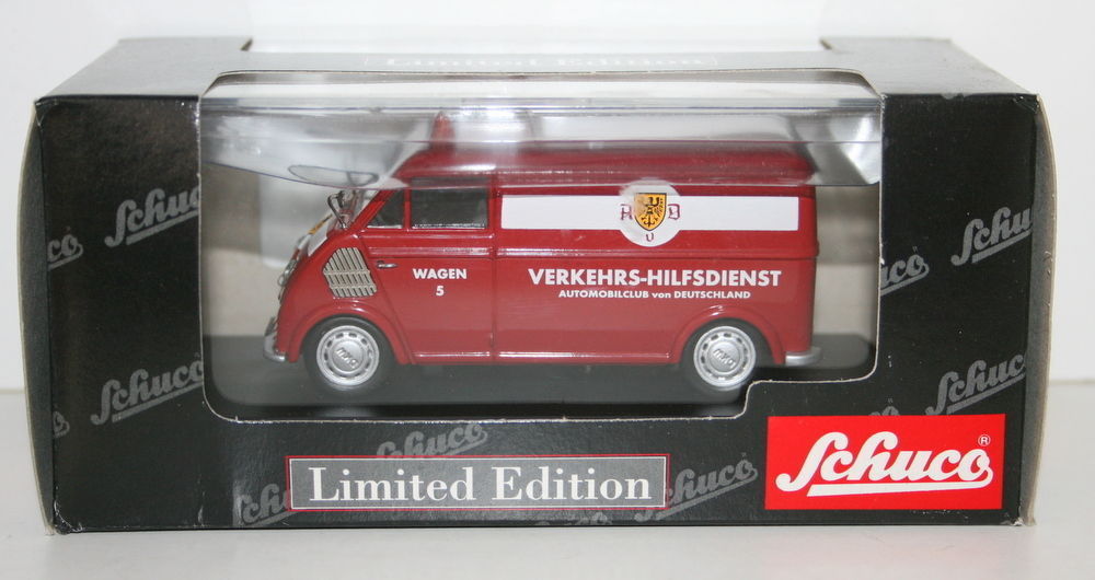 SCHUCO 1/43 02397 - DKW SCHNELLASTER KASTEN - AvD - VERKEHRS HILFSDIENST