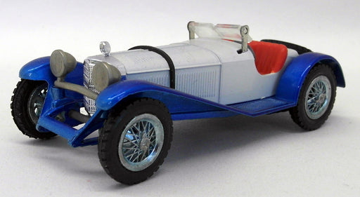 Gama 1/45 Scale Vintage Model Car - 987 Mercedes Benz SSK 1928 White / Dark Blue