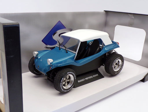 Solido 1/18 Scale Model Car S1802701 - Meyers Manx Buggy - Blue/White