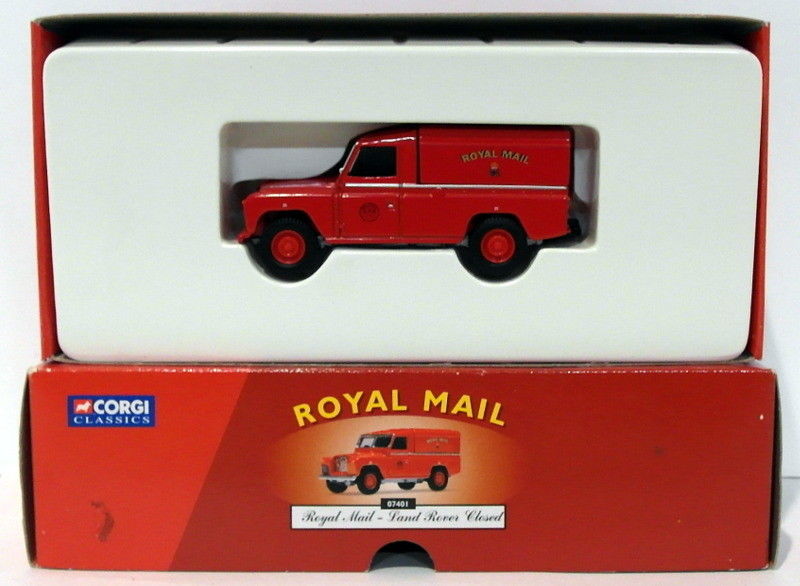 Corgi 1/43 Scale Diecast 07401 - Land Rover Closed - Royal Mail