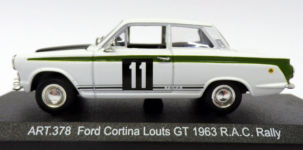 Detail Cars 1/43 Scale ART378 - Ford Cortina Lotus GT 1963 RAC Rally