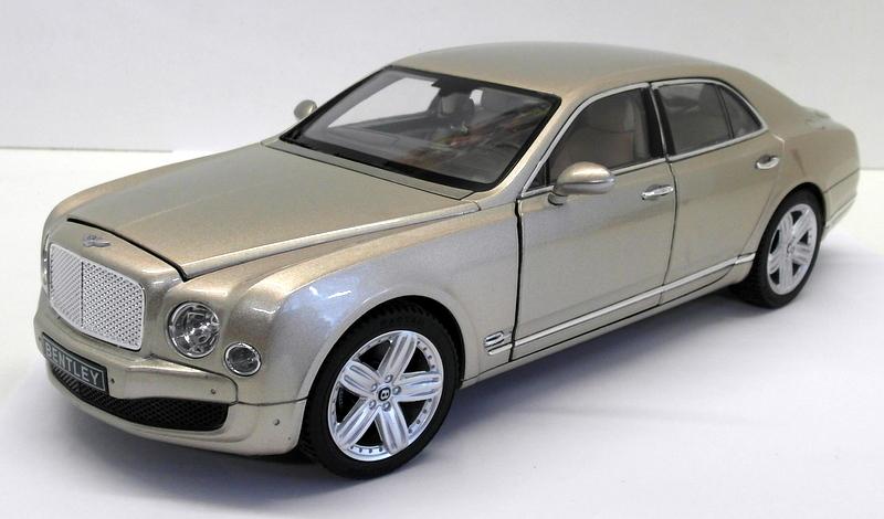 Rastar 1/18 Scale Diecast - 43800 Bentley Mulsanne Champagne