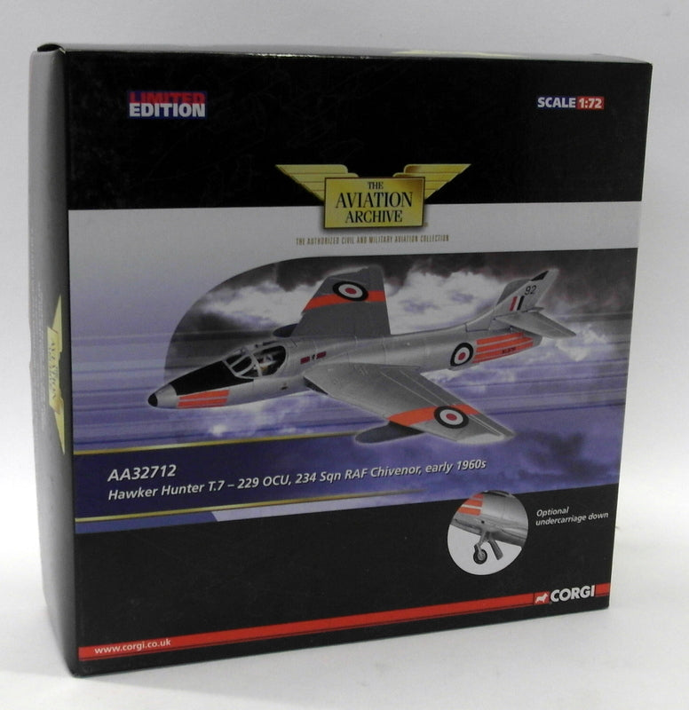 Corgi 1/72 Scale - AA32712 Hawker Hunter T.7 229 OCU 234 Sqn RAF Chivenor