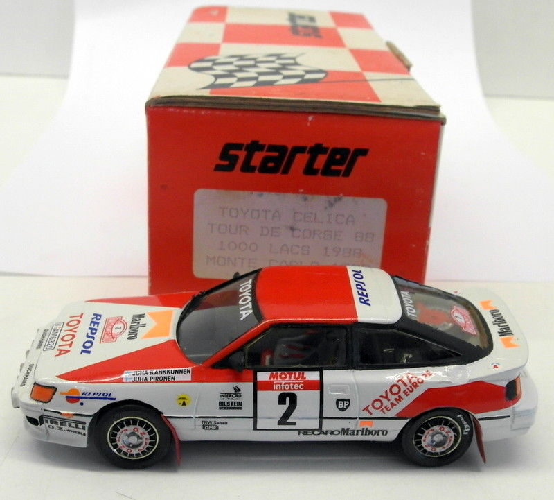 Starter 1/43 Scale built kit - TOY - Toyota Celica Monte Carlo Rally 1989 #2