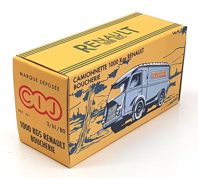 CIJ Europarc 10cm Long Diecast 3/61/B0 - Renault 1000Kg Ambulance - Blue/White