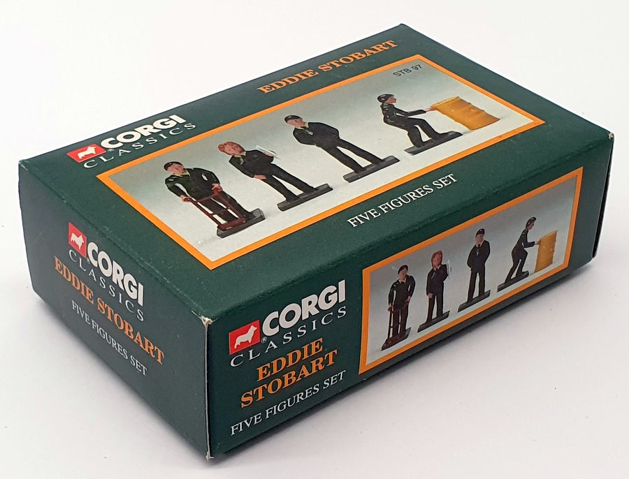 Corgi Appx 3cm Tall Diecast STB97 - Five Figures Set - Eddie Stobart