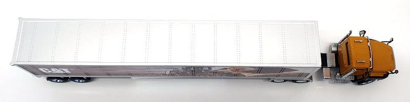 Diecast Masters 1/50 Scale 85666 -CAT CT660 Tractor Day Cab + CAT Mural Trailer
