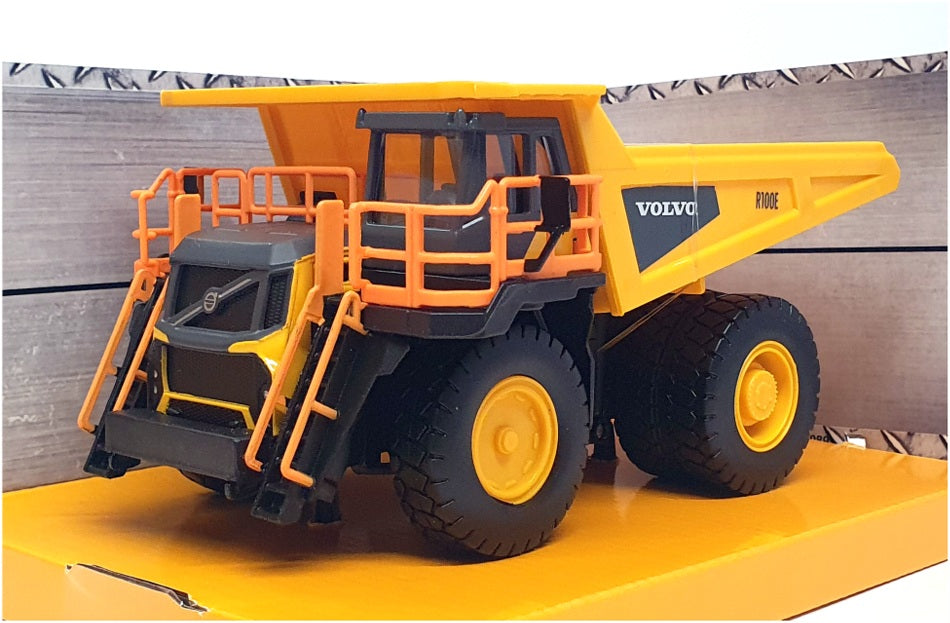Burago 1/60 Scale 18-32089 - Volvo R100E Tipper Truck - Yellow