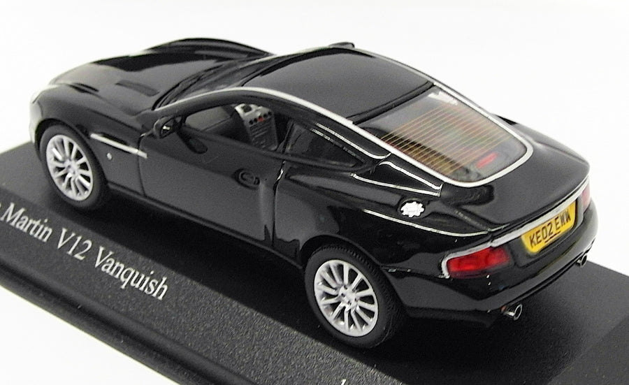 Minichamps 1/43 Scale 400 137221 - Aston Martin V12 Vanquish - Black