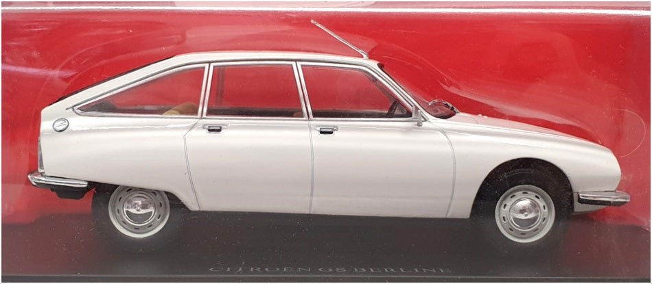 Hachette 1/24 Scale Diecast G111V021 - Citroen GS Berline - White