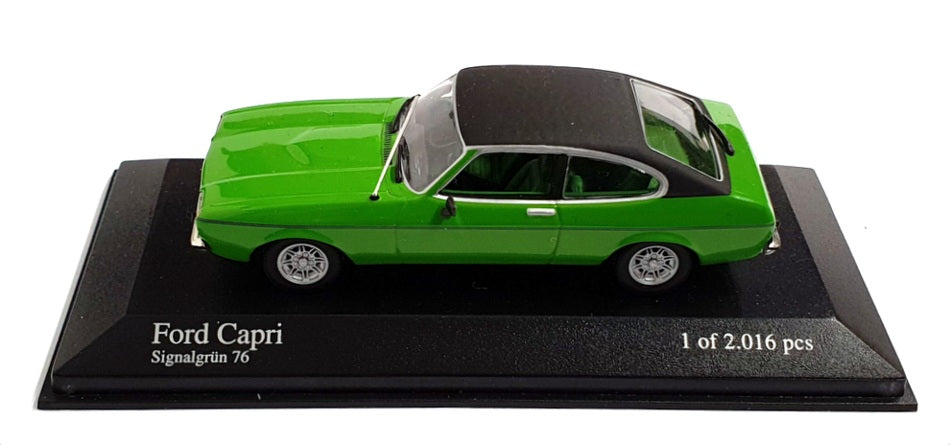 Minichamps 1/43 Scale Diecast 400 081202 - 1974 Ford Capri II - Green