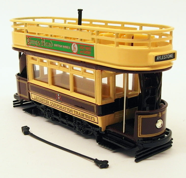 Corgi Appx 10cm Long Diecast 36602 - Leicester Open Top Tram