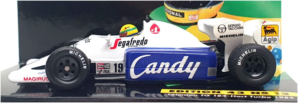 Minichamps Senna Collection 1/43 Scale No.13 - F1 Toleman TG 184 Hart Turbo 1984