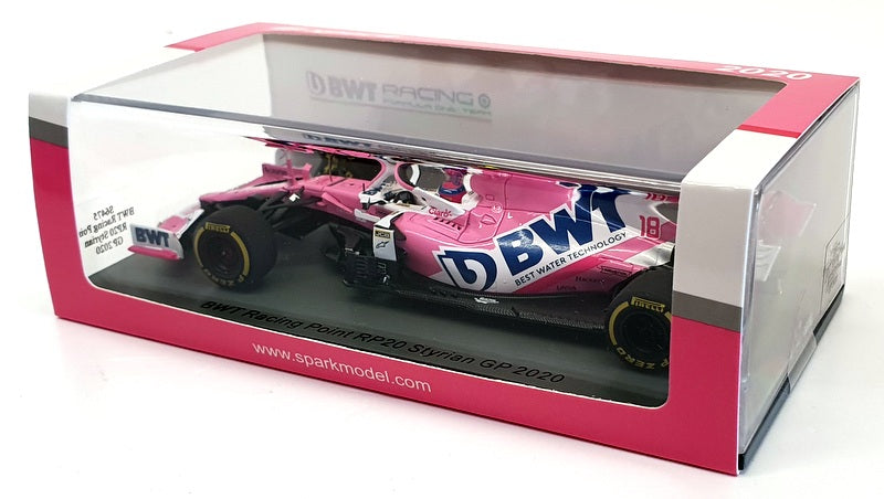 Spark 1/43 Scale S6475 - Racing Point RP20 Lance Stroll Styrian GP 2020
