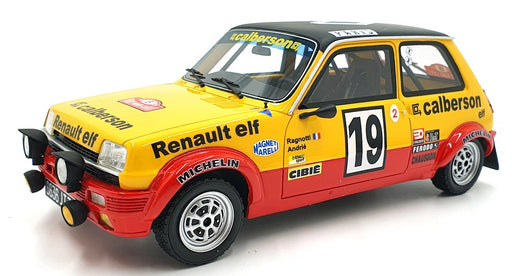Otto Mobile 1/18 Scale Resin OT034 - Renault 5 Groupe 2 RMC Rally 1978 #19
