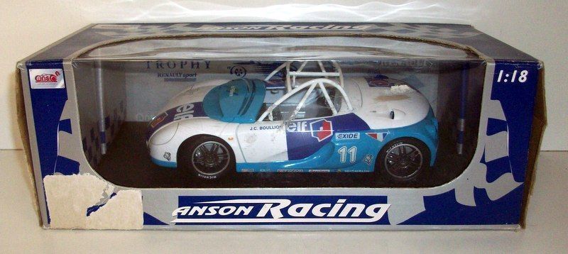 Anson 1/18 Scale - 30351 Renault Sport Spider - J C Boullion Elf