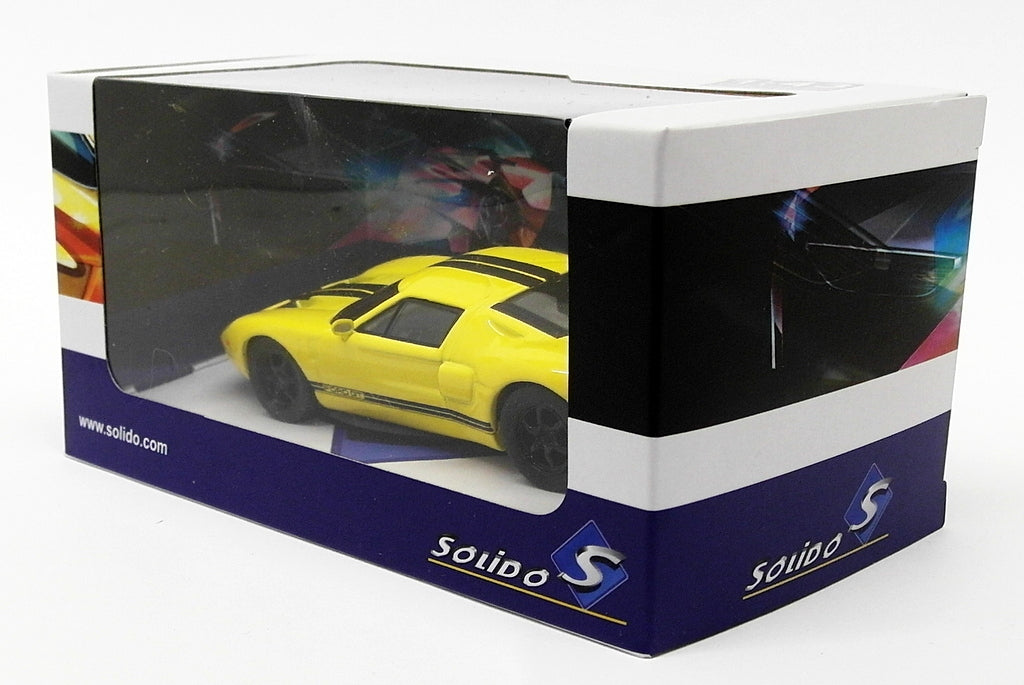 Solido 1/43 Scale Model Car S4400300 - Ford GT - Yellow