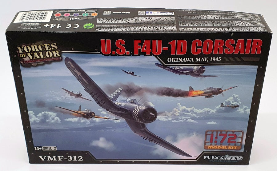 Forces Of Valor 1/72 Scale Model Kit #11 - US F4U-1D Corsair Aircraft 1945