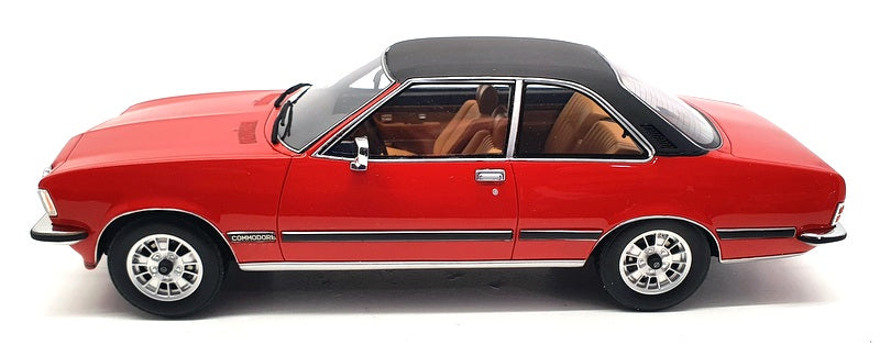 Otto Mobile 1/18 Scale Resin OT159 - 1977 Opel Commodore B GS/E - Red/Black