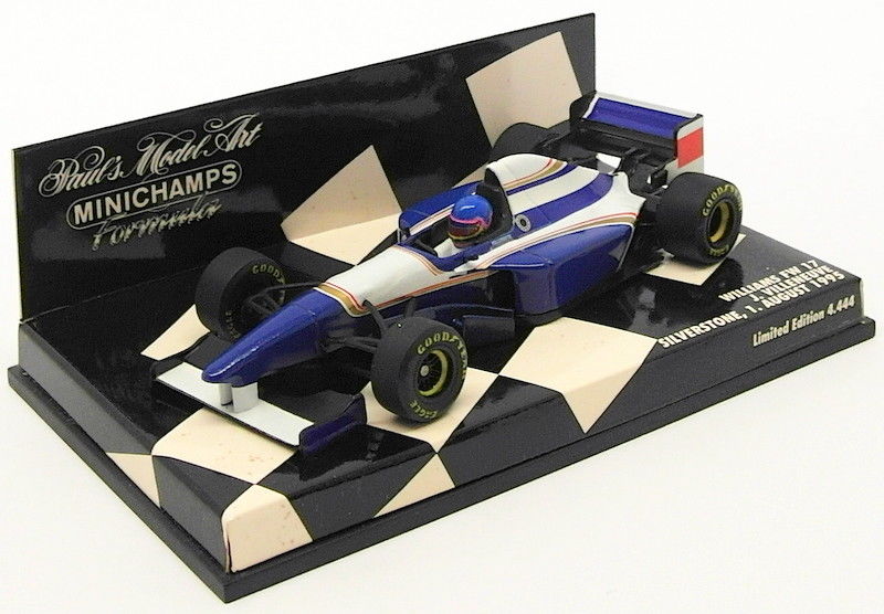 Minichamps 1/43 Scale 430 950106 F1 Williams FW17 J.Villeneuve Silverstone '95