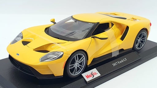 Maisto 1/18 Scale Diecast - 46629 - 2017 Ford GT - Yellow
