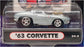 Muscle Machines 1/64 Scale 00-8 - 1963 Chevrolet Corvette - Silver Blue
