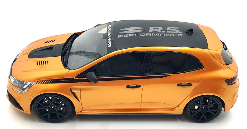 Otto Mobile 1/18 Scale OT899 Renault Megane RS Performance Kit Orange - Yellow