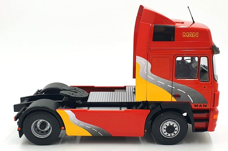 Model Car Group MCG 1/18 Scale Model Truck MCG18135 - MAN F2000 - Red