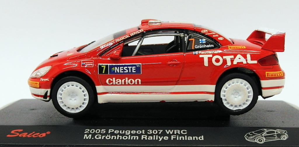 Saico Models 1/43 Scale 3103 - 2005 Peugeot WRC Rally Finland M.Gronholm