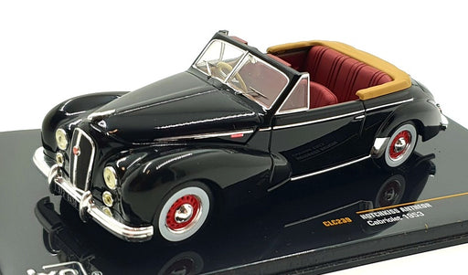 Ixo 1/43 Scale Diecast CLC239 - Hotchkiss Antheor Cabriolet 1953 - Black
