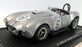 Kyosho 1/18 Scale Diecast - 08041S Shelby Cobra 427 S/C Racing Silver