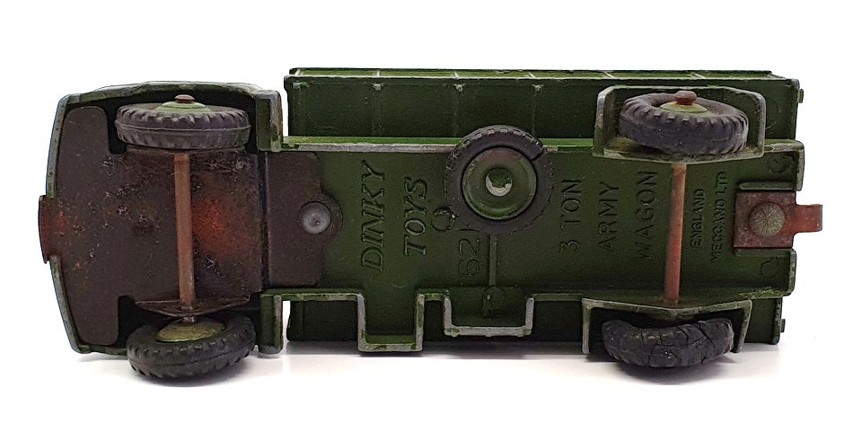 Dinky Toys Appx 11cm Long Diecast 621 - 3 Ton Army Wagon - Green