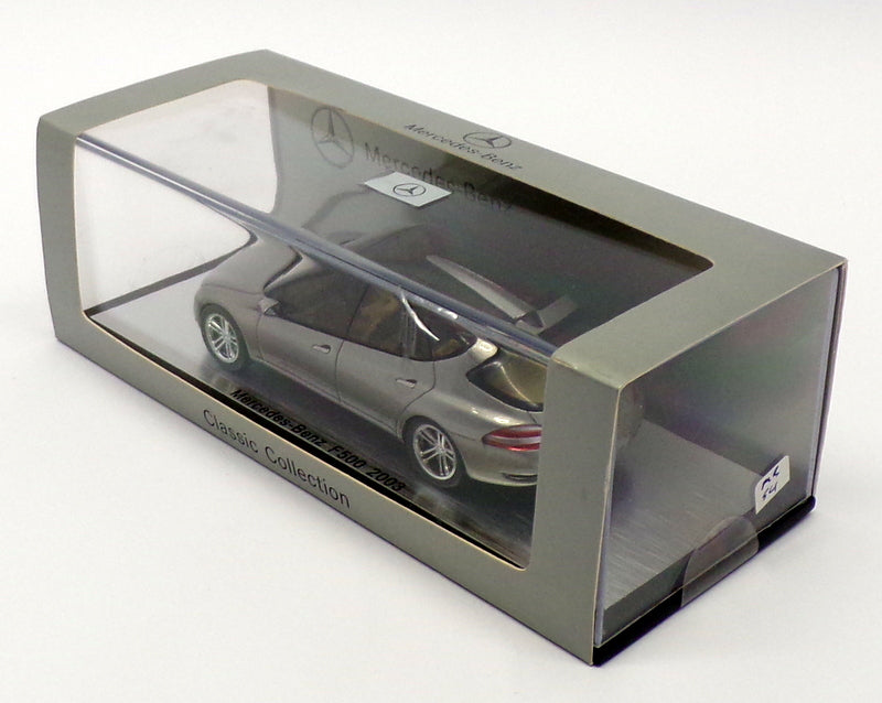 Spark 1/43 Scale Model Car S1015 - 2003 Mercedes Benz F500 - Metallic Grey