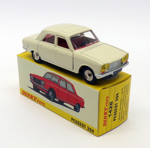 Atlas Editions Dinky Toys 1428 - Peugeot 304 - White