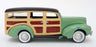 Unbranded 1/43 Scale UF201 - 1940s Ford Woody Wagon - Green/Black