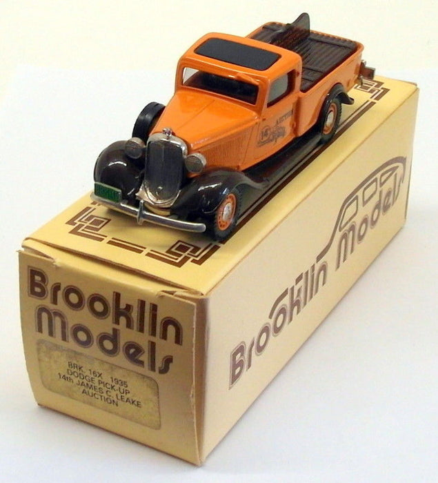 Brooklin Models 1/43 Scale BRK16A 007 - 1935 Dodge Pick Up - 1 Of 150