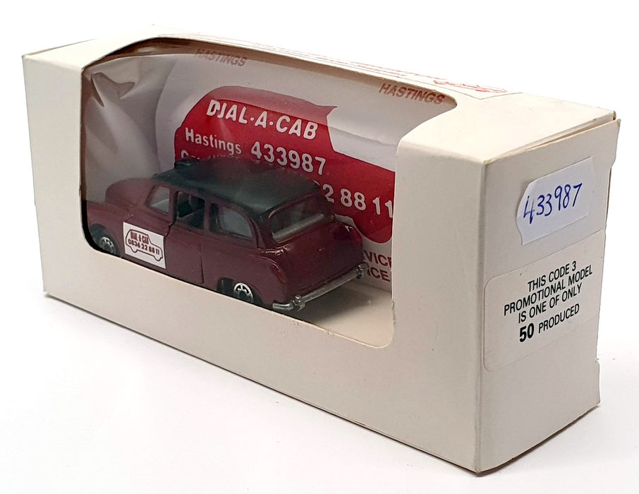Matchbox 1/60 Scale 433987 - Austin FX4R Taxi - Dial A Cab 1 of 50 REWORKED