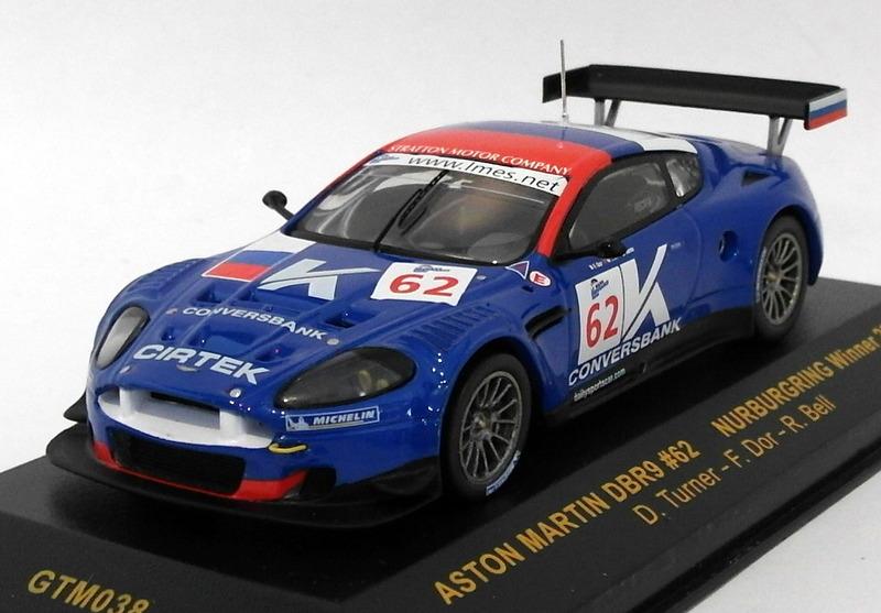 Ixo Models 1/43 Scale GTM038 - Aston Martin DBR9 #62 Nuerburgring Winner 2005