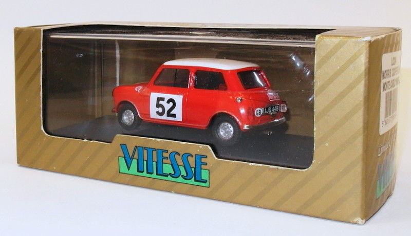 Vitesse 1/43 Scale Model Car L024 - Morris Cooper S #52 Monte Carlo Winner 1965