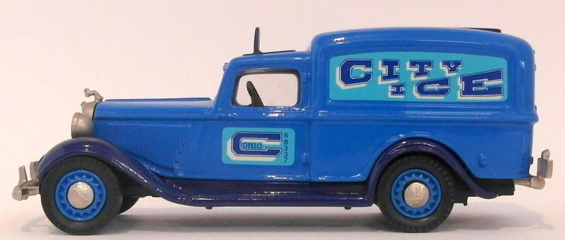 Brooklin 1/43 Scale BRK16A - 1935 Dodge Van City Ice Delivery Blue