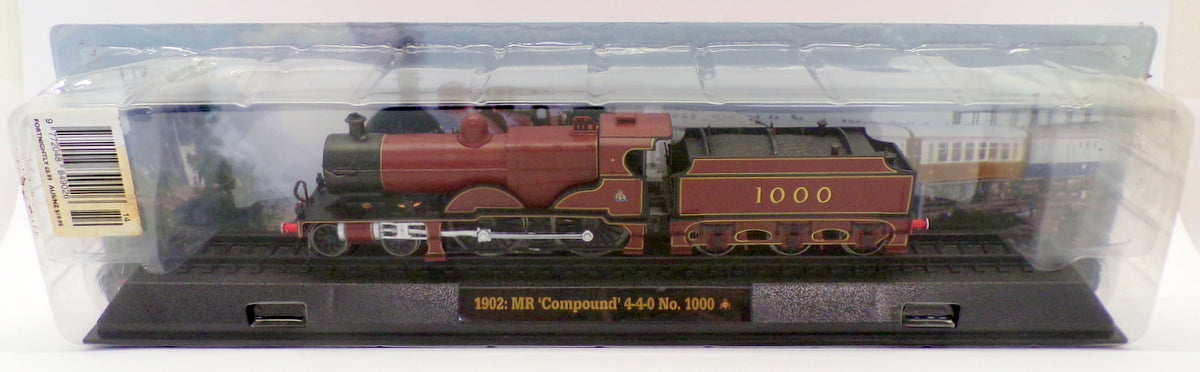 Amercom 1/76 Scale AC151219A - 1902 MR Compound 4-4-0 #1000 Maroon