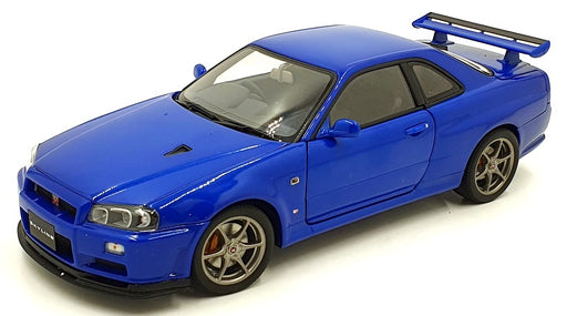 Autoart 1/18 Scale Diecast 77335 Nissan Skyline GT-R R34 V-Spec II - Blue