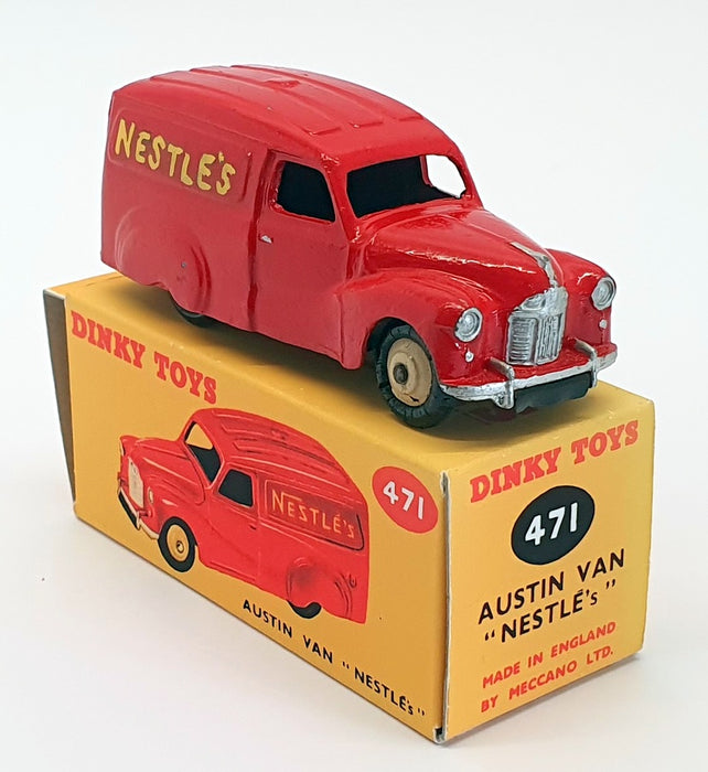 Dinky Toys Appx 10cm Long 471 - Austin Van Nestle - Red