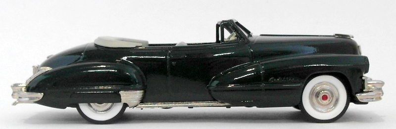 Brooklin 1/43 Scale BRK74 002  - 1947 Cadillac Convertible Dark Green