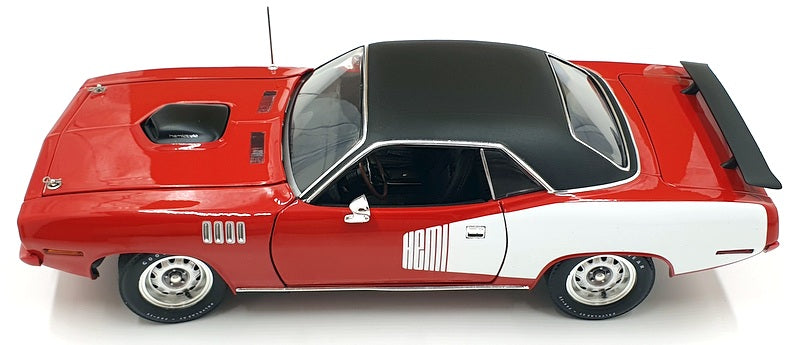 Acme 1/18 Scale A1806121 - 1971 Plymouth Hemi Barracuda - Red/White/Black
