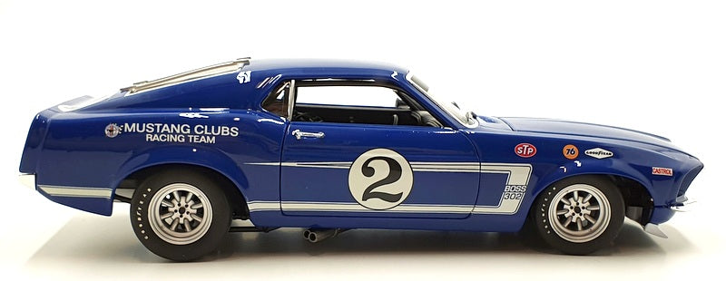 Welly 1/18 Scale Diecast WEL1969MUS - 1969 Ford Mustang Trans-Am #2 D.Gurney